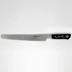 New 🛒 I.O.Shen 250mm Extra Long Bread Knife FREE Whetstone Worth £19.96 ⭐