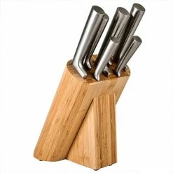 Buy 😍 Denby 7 Piece Knife Block Set Bamboo 🧨