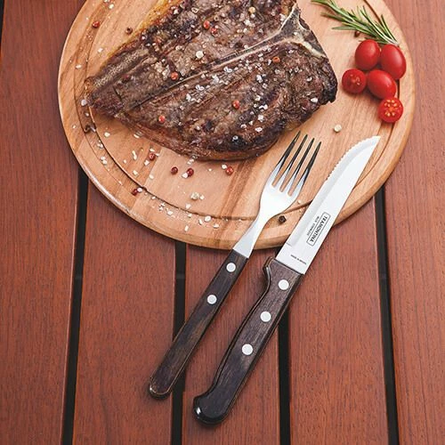 Outlet π€© Tramontina Churrasco Polywood 5" Gaucho Steak Knife β€οΈ - Image 2