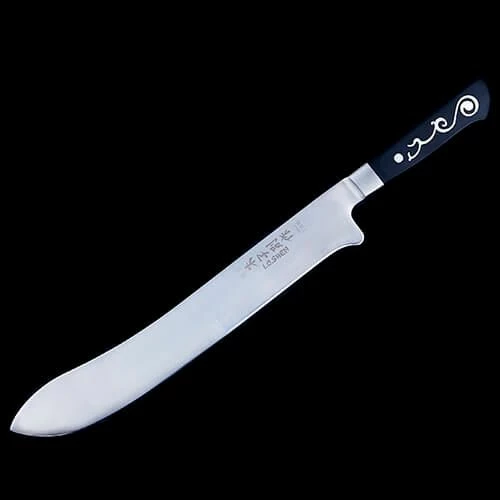 Best deal π I.O.Shen Butcher's Scimitar Knife FREE Whetstone Worth Β£19.96 π₯° - Image 2