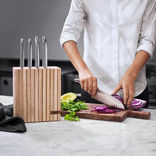 Promo π Furi Knives Furi Pro 7 Piece Wood Knife Block Set With Diamond Sharpener β - Image 4