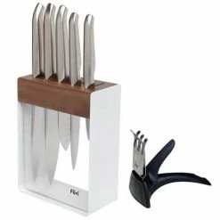 Flash Sale π€© Furi Knives Furi Pro 7 Piece White Knife Block Set With Diamond Sharpener β
