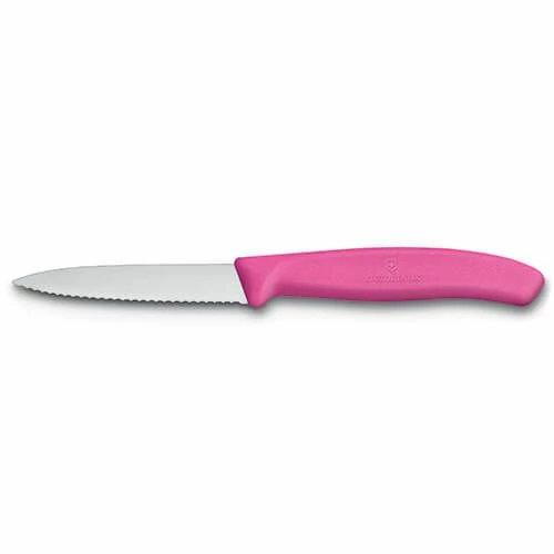 Discount π₯ Victorinox Swiss Classic Pink Serrated Paring Knife Twin Pack π - Image 3