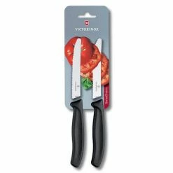 Budget π€© Victorinox Swiss Classic Black Tomato / Utility Knife Twin Pack π