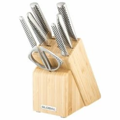 Budget 😍 Global Takashi 8 Piece Knife Block Set G-79668B 😍