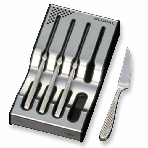 Best Pirce π Global G884001 Steak Knife Set With Rack 𧨠- Image 2