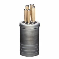 Deals 🌟 Industrial Kitchen 5 Piece Knife Block Set 💯