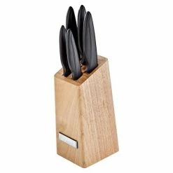 Flash Sale 🛒 Judge Sabatier 5 Piece Wooden Knife Block Set 👍