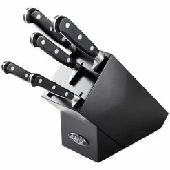 Best deal 😉 Stellar Sabatier 5 Piece Knife Black Block Set 😉