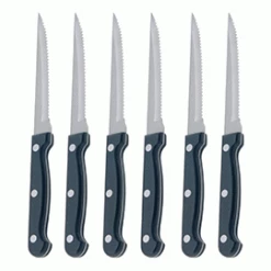 New 🌟 KitchenCraft Deluxe 6 Piece Steak Knife Set 🎉