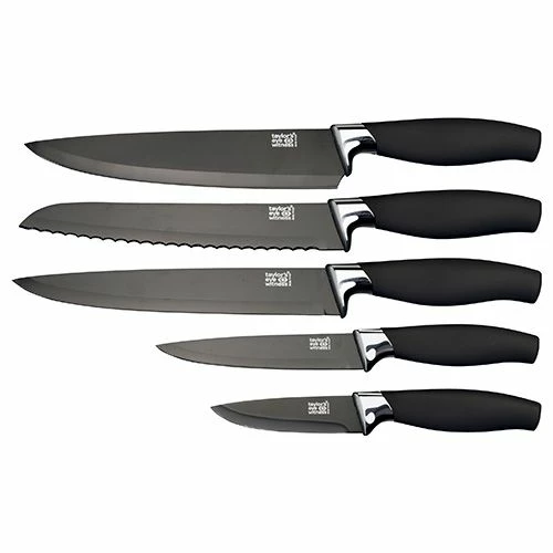 Brand new π Taylor's Eye Witness Taylors Eye Witness Brooklyn Chrome 5 Piece Knife Set With Knife Sharpener π₯° - Image 3