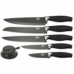 Brand new 🎁 Taylor's Eye Witness Taylors Eye Witness Brooklyn Chrome 5 Piece Knife Set With Knife Sharpener 🥰