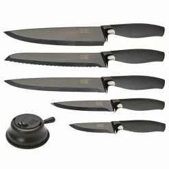 Flash Sale π Taylor's Eye Witness Taylors Eye Witness Brooklyn Titanium 5 Piece Knife Set With Knife Sharpener π