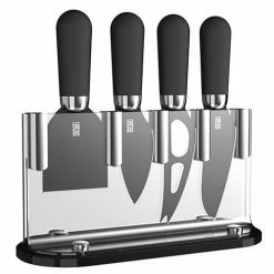 Best Pirce 🌟 Taylor's Eye Witness Taylors Eye Witness Brooklyn Chrome 4 Piece Cheese Block Set 🤩