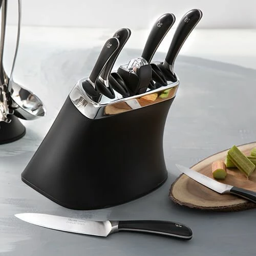 Outlet π Robert Welch Signature ABS Knife Block Set 8 Piece With Sharpener π - Image 3