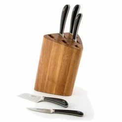 Coupon ✔️ Robert Welch Signature Prism Oak 7 Piece Knife Block Set ✨