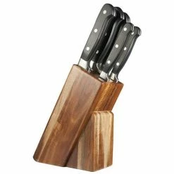 Budget 😉 Taylor's Eye Witness Taylors Eye Witness Traditional 5 Piece Acacia Wood Knife Block Set ⭐