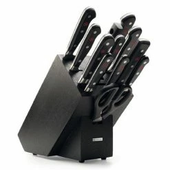 New 😍 Wusthof Classic 12 Piece Knife Block Set - Black 😀